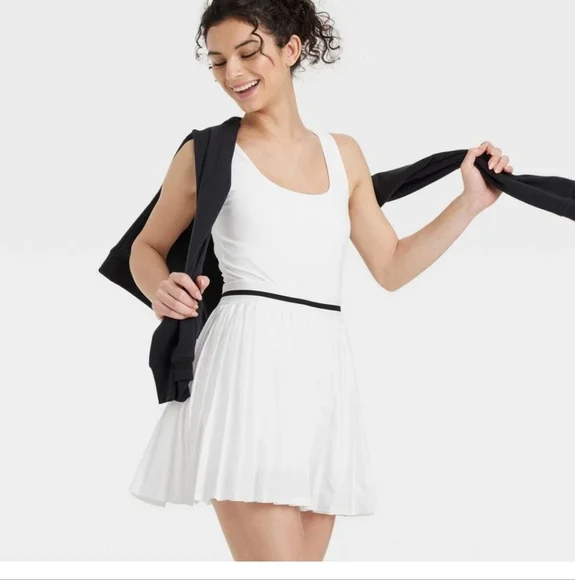 All in Motion Tennis Activewear Dress White Women's Size S - Picture 1 of 10